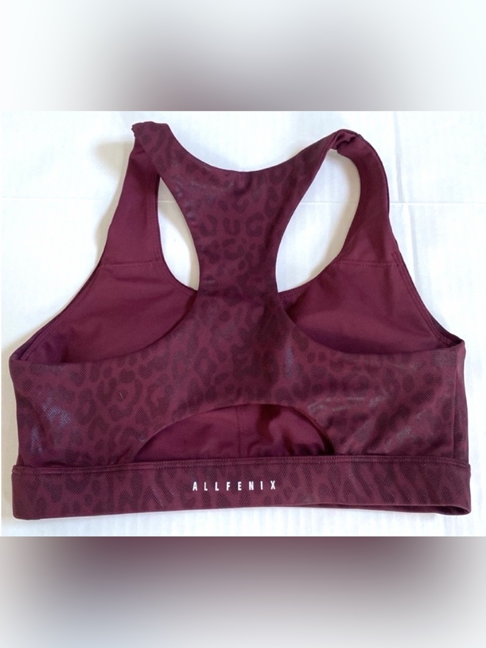 All Fenix Sports Bra size Medium Burgundy Red - Picture 3 of 7